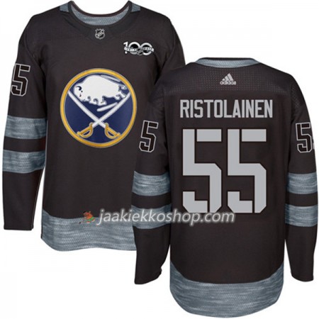 Miehille NHL Buffalo Sabres Pelipaita Rasmus Ristolainen 55 1917-2017 100th Anniversary Adidas Musta Authentic